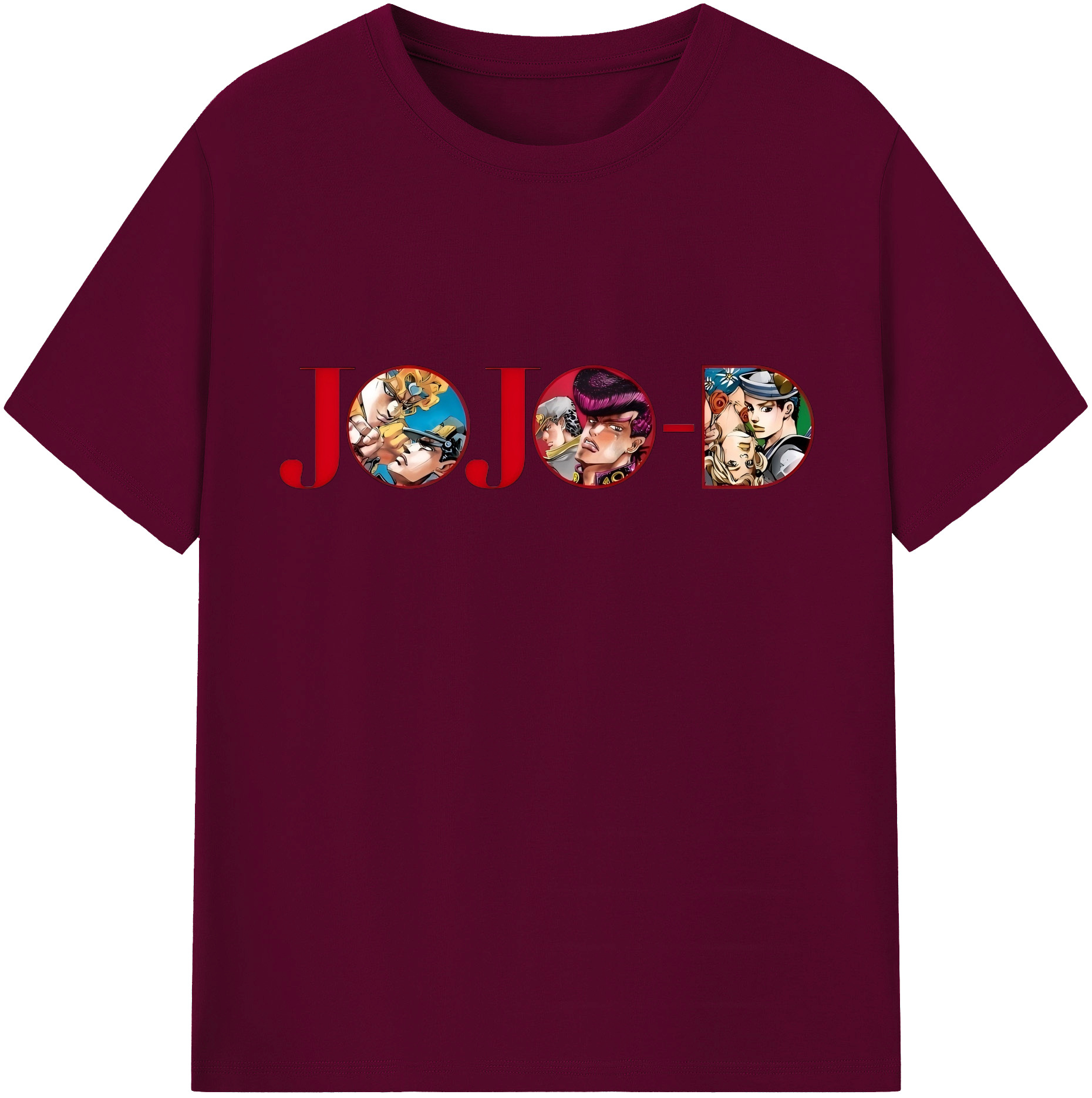 （画像用） ジョジョの奇妙な冒険 JoJo's Bizarre Adventure レディースカジュアルプリントTシャツ（綿100％）